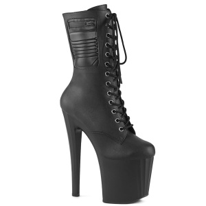 ENCHANT-1040PK 19 cm pleaser high heels ankle boots vegan