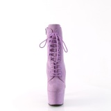 ADORE-1020FS 18 cm pleaser high heels ankle boots lavender