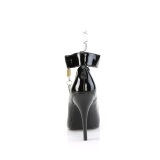 Black pumps 13 cm SEDUCE-432 ankle strap high heels pumps