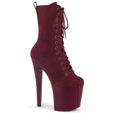 EENCHANT-1040-2 19 cm pleaser high heels ankle boots suede