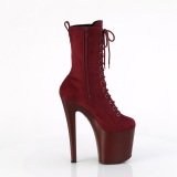 EENCHANT-1040-2 19 cm pleaser high heels ankle boots suede