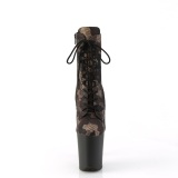 FLAMINGO-1020CM 20 cm pleaser high heels ankle boots camouflage