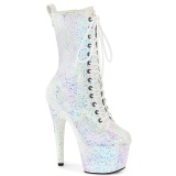 Opal glitter 18 cm ADORE-1040IG high heels ankle boots platform