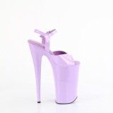 Patent 25,5 cm BEYOND-009 Purple extrem platform high heels shoes