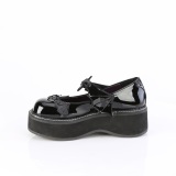 Patent 5 cm EMILY-23 emo platform maryjane shoes with buckles