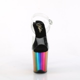 Platform rainbow 20 cm FLAMINGO-808RC Pole dancing high heels