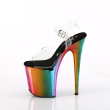 Platform rainbow 20 cm FLAMINGO-808RC Pole dancing high heels