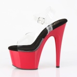 Red platform 18 cm ADORE-708 poledance shoes