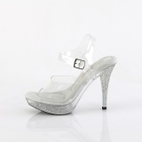 Transparent 11,5 cm ELEGANT-408-2 Bikini posing high heel shoes fabulicious