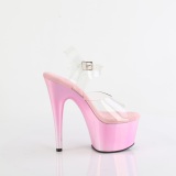 Transparent 18 cm ADORE-708HT Rose platform sandals heels shoes