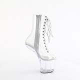 Transparent 20 cm CRAZE-1040C platform pleaser pony high heels shoes