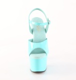 Turquoise 18 cm ADORE-709 pleaser platform high heels sandals shoes