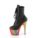 Vegan 18 cm ADORE-1020RC Exotic pole dance ankle boots