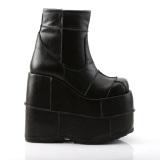 Vegan 18 cm STACK-201 mens ankle boots - cyberpunk boots excessive platform